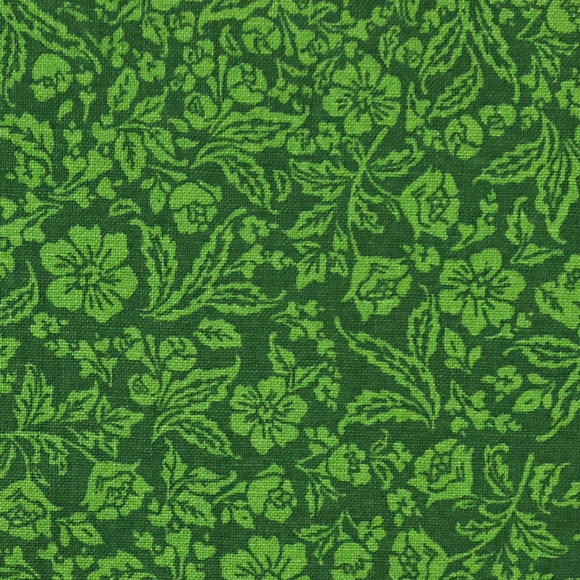 Green #4 - Cotton Calico