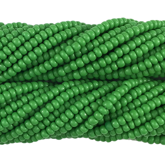 Green Opaque - Size 10 Seed Beads
