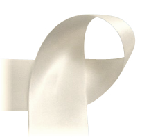 Ivory White Ribbon Ivory - 7/8
