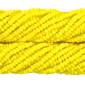 Lemon Yellow Opaque - Size 10 Seed Beads