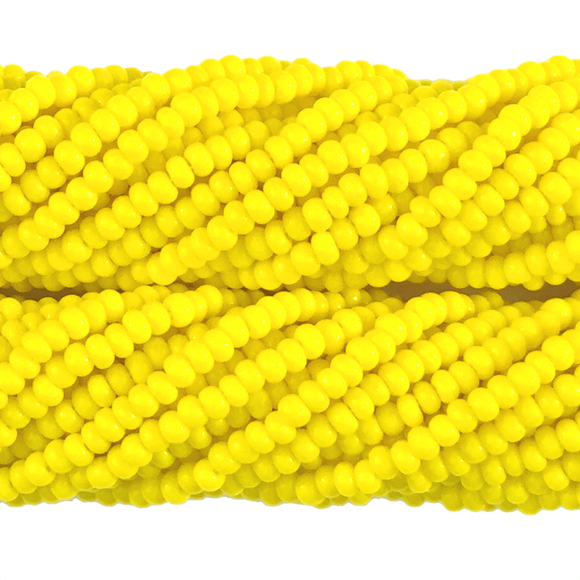 Lemon Yellow Opaque - Size 10 Seed Beads