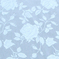 Baby Blue - Floral Satin