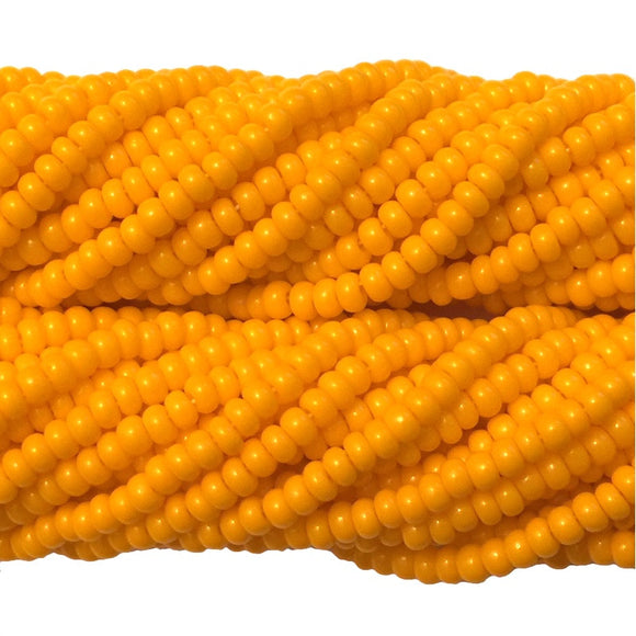 Light Orange Opaque - Size 10 Seed Beads