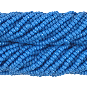 Deep Turquoise Blue Opaque - Size 10 Seed Beads