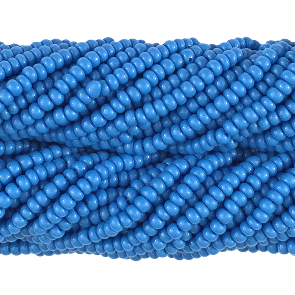 Deep Turquoise Blue Opaque - Size 10 Seed Beads