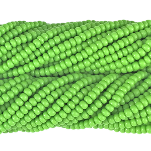 Apple Green Opaque - Size 10 Seed Beads