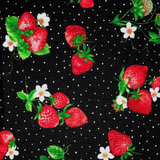Black #29: Berries - Cotton Calico