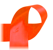 Neon Red - 1-1/2" Ribbon (10 Yard Piece)