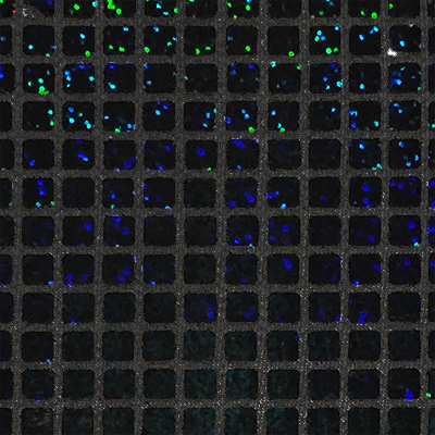 Black - Sparkle Hologram Square