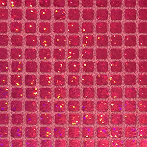 Fuchsia - Sparkle Hologram Square