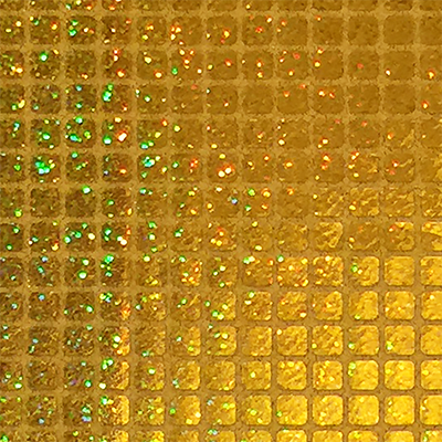 Gold - Sparkle Hologram Square