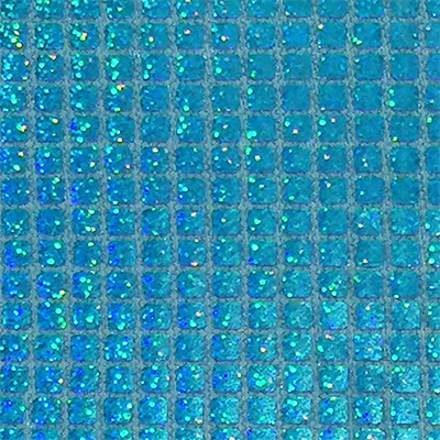 Turquoise - Sparkle Hologram Square