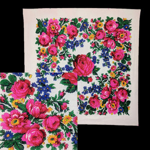 Off-White - Metallic Floral Scarves