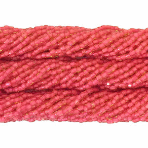 Dark Pink Lined Topaz