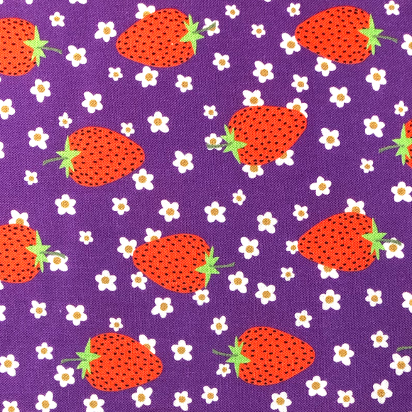Purple #11: Berries - Cotton Calico