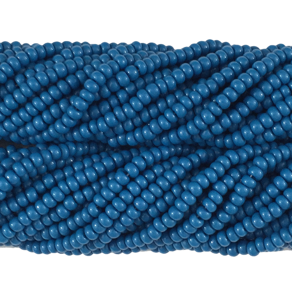 Dark Teal Blue Opaque - Size 10 Seed Beads