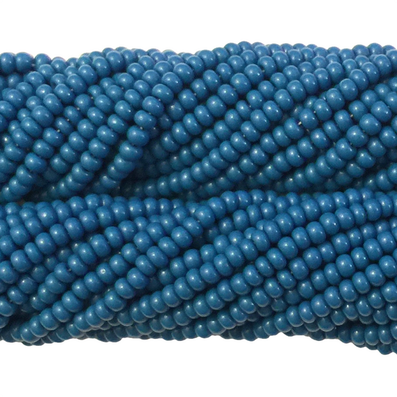 Teal Blue Opaque - Size 10 Seed Beads