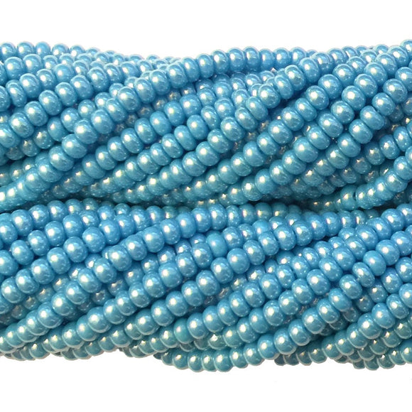 Turquoise Blue Luster Opaque - Size 10 Seed Beads