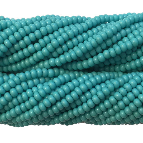 Dark Turquoise Opaque - Size 10 Seed Beads
