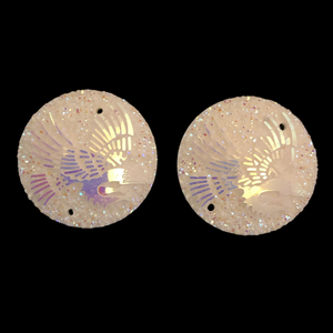 White Eagle Round - Gems
