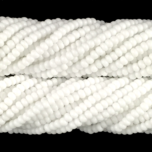 White Opaque - Size 10 Seed Beads